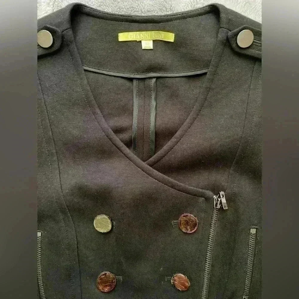 Gianni Bini Knit Military Jacket - Picture 4 of 8